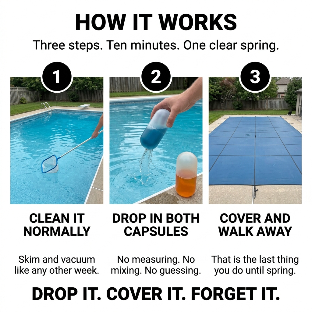 Timber™ Pool Winterizing Capsules