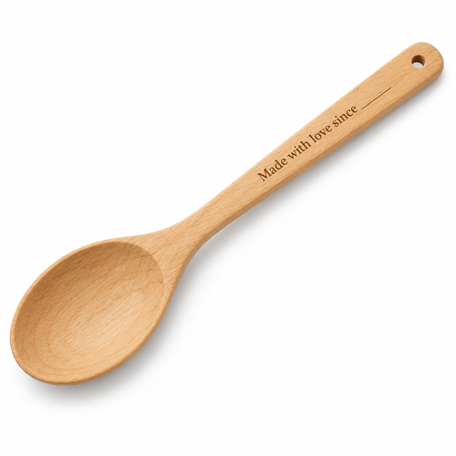 Engraved Heirloom Wooden Spoon