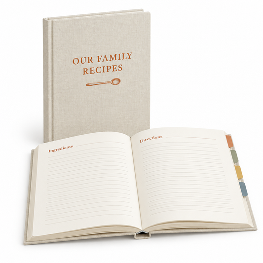 Hardcover Family Recipe Journal